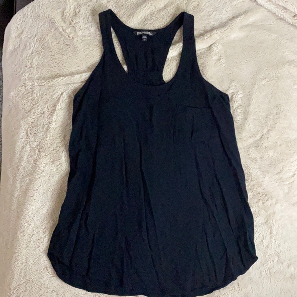 Black Racerback Express Top